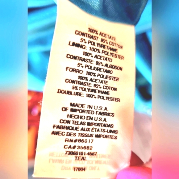 BEBE Teal Studded Silver Neck Choker Strapless Swingy Fun Slinky Mini Dress S - Picture 12 of 12